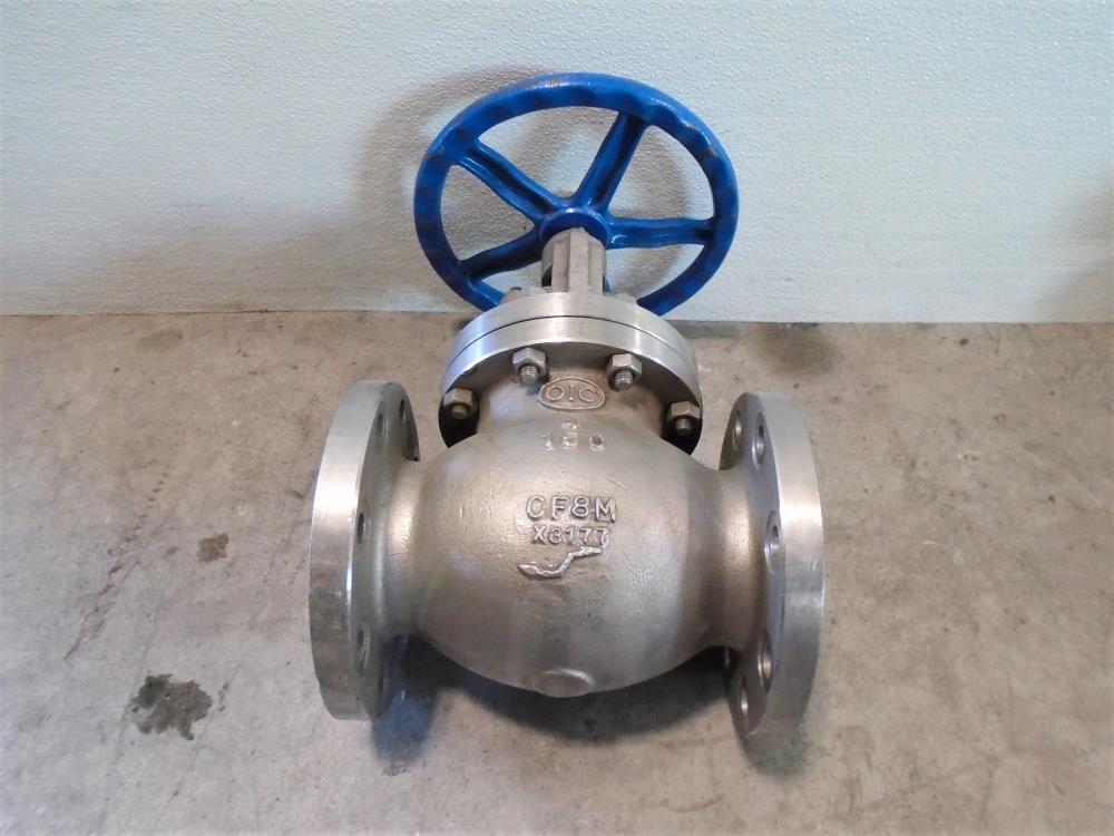 OIC 4" 150# CF8M Globe Valve, Fig# S 152